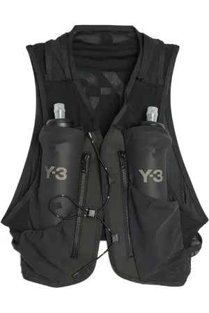 Y-3 Top sin mangas de running con logo estampado