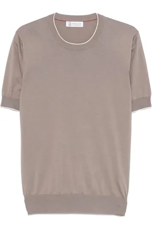 Brunello Cucinelli Camiseta de algodón