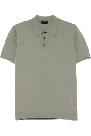 Roberto Collina Polo de manga corta de algodón