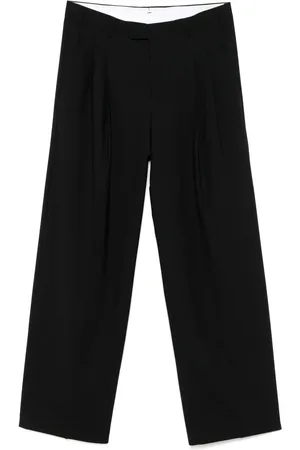 A PAPER KID Pantalones rectos con pinzas