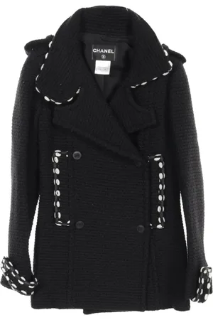 CHANEL Abrigo de tweed 1986-1988