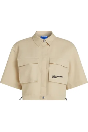 Karl Lagerfeld Camisa con logo bordado