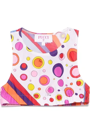 PUCCI Junior Top de tirantes estampado