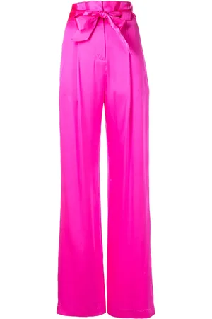 Michelle Mason Pantalones de talle alto con pinzas