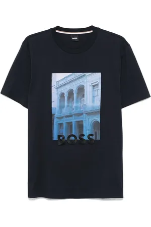 HUGO BOSS Camiseta con fotografía estampada