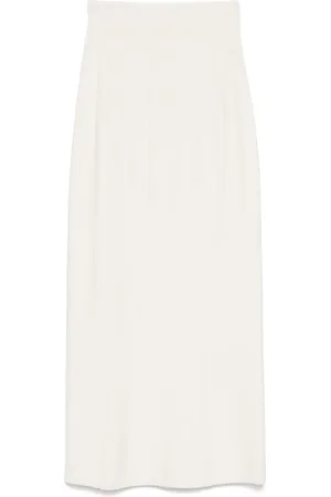 MUGLER Falda midi con detalle de ballenas