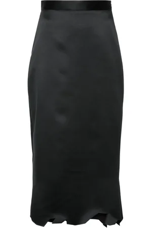 Viktor & Rolf Falda midi con dobladillo asimétrico