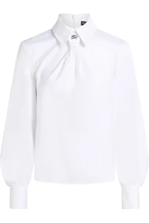 Karl Lagerfeld Blusa con detalle de lazo