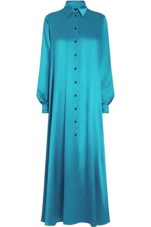 Dolce & Gabbana Vestido camisero de satén