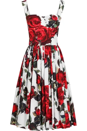 Dolce & Gabbana Vestido midi con estampado floral