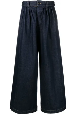 Maison Margiela Pantalones anchos con pinzas