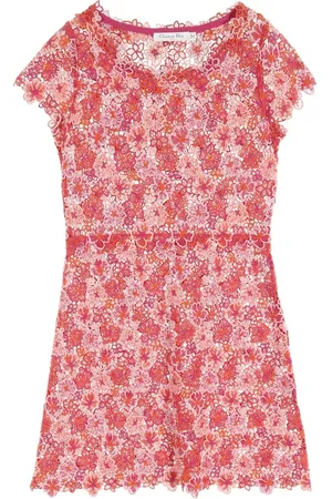 Dior Vestido con encaje floral 2010