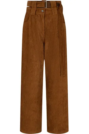 Studio Tomboy Pantalones de pana con pinzas