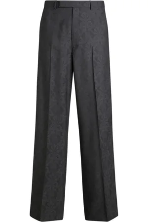 Etro Pantalones rectos con pinzas