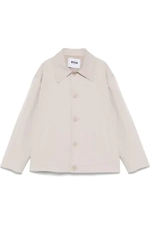 Msgm Chaqueta con logo estampado