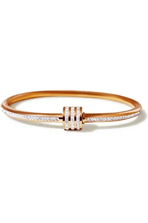 Hzmer Jewelry Brazalete con apliques de strass