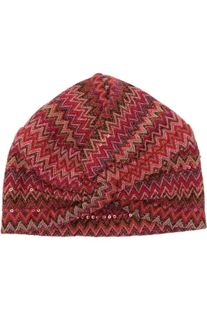 Missoni Turbante tejido en zigzag