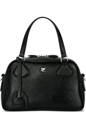 Courrèges Bolso bowling AC con apliques