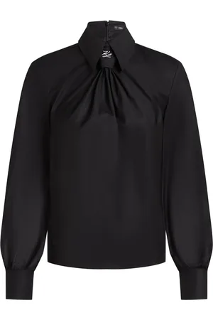 Karl Lagerfeld Blusa con detalle de lazo