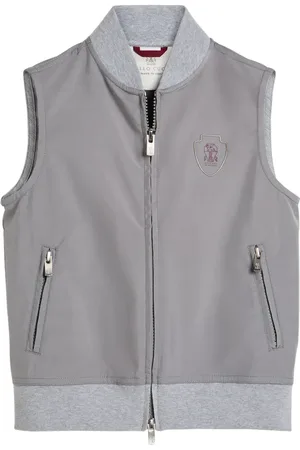 Brunello Cucinelli Chaleco con cremallera