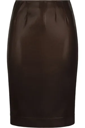 Dolce & Gabbana Falda de tubo midi con cintura alta