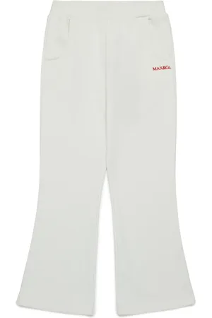 MAX&Co. Kids Pantalones de chándal con logo bordado