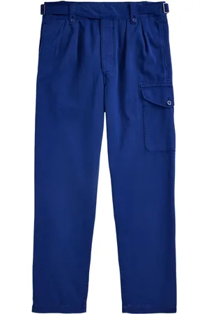 Ralph Lauren Pantalones cargo con pinzas de sarga