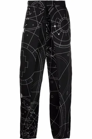 MARCELO BURLON Pantalones chinos Astral con pinzas