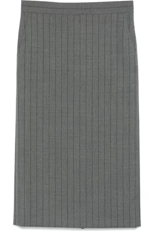 Moschino Falda midi a rayas