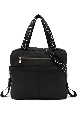 Stella McCartney Bolso de hombro con asas del logo