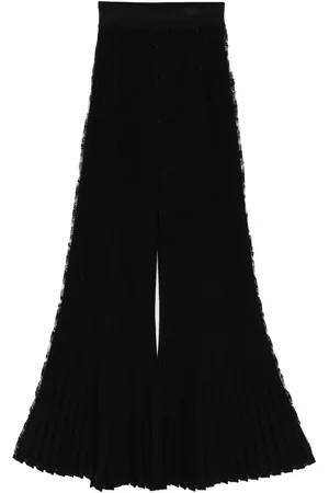 Elie saab Pantalones acampanados de punto