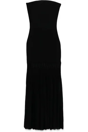 Michael Kors Vestido largo con detalle plisado