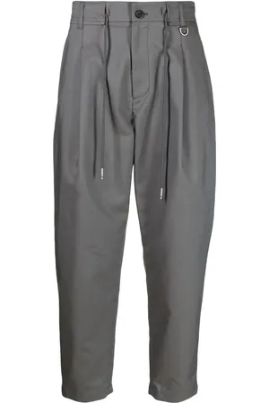 SONGZIO Pantalones de talle medio con pinzas