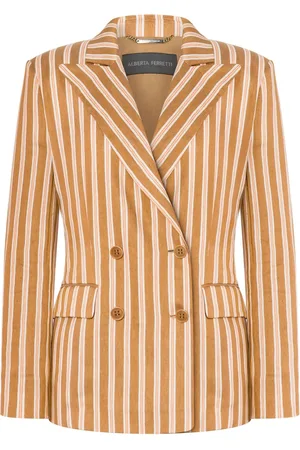 Alberta Ferretti Blazer a rayas