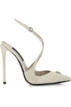 Philipp Plein Zapatos de tacón con estampado Crossing Crocco