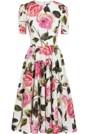 Dolce & Gabbana Vestido midi con estampado floral