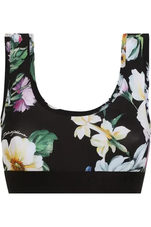 Dolce & Gabbana Top corto estampado