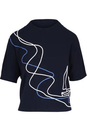 AKRIS Top con diseño bordado