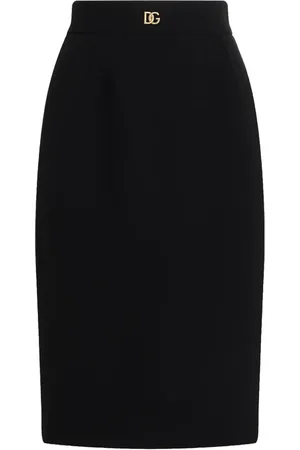 Dolce & Gabbana Falda de tubo con placa del logo