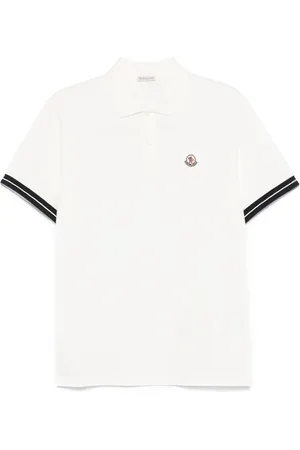 Moncler Polo de piqué con logo