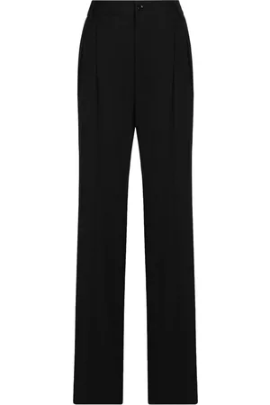 Dolce & Gabbana Pantalones de talle alto con pinzas