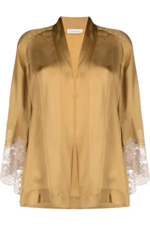 CARINE GILSON Vestido corto Calais-Caudry con encaje