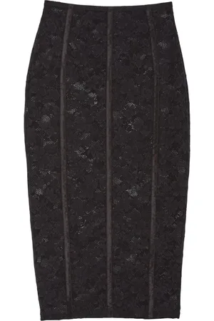 FLEUR DU MAL Falda de tubo Le Stretch de encaje