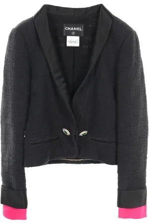 CHANEL Chaqueta de tweed de bouclé 1986-1988