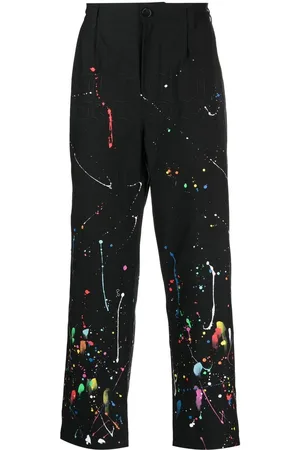 HACULLA Pantalones Smothered in Paint con pinzas