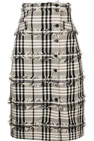 HENRIK VIBSKOV Falda Crackle con flecos