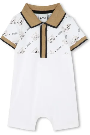 HUGO BOSS Pelele con logo estampado