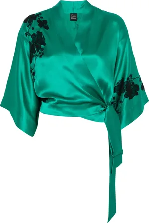 CARINE GILSON Camisa con detalles de encaje
