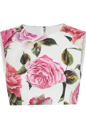Dolce & Gabbana Top corto estampado