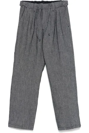 Paolo Pecora Pantalones rectos con pinzas
